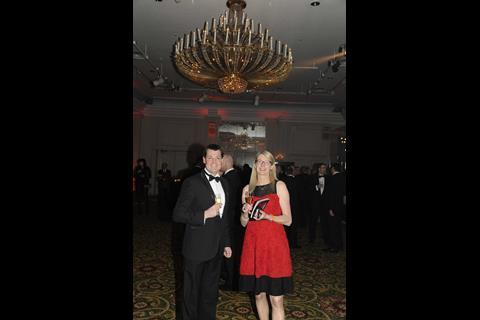 Guests arrive at the drinks reception